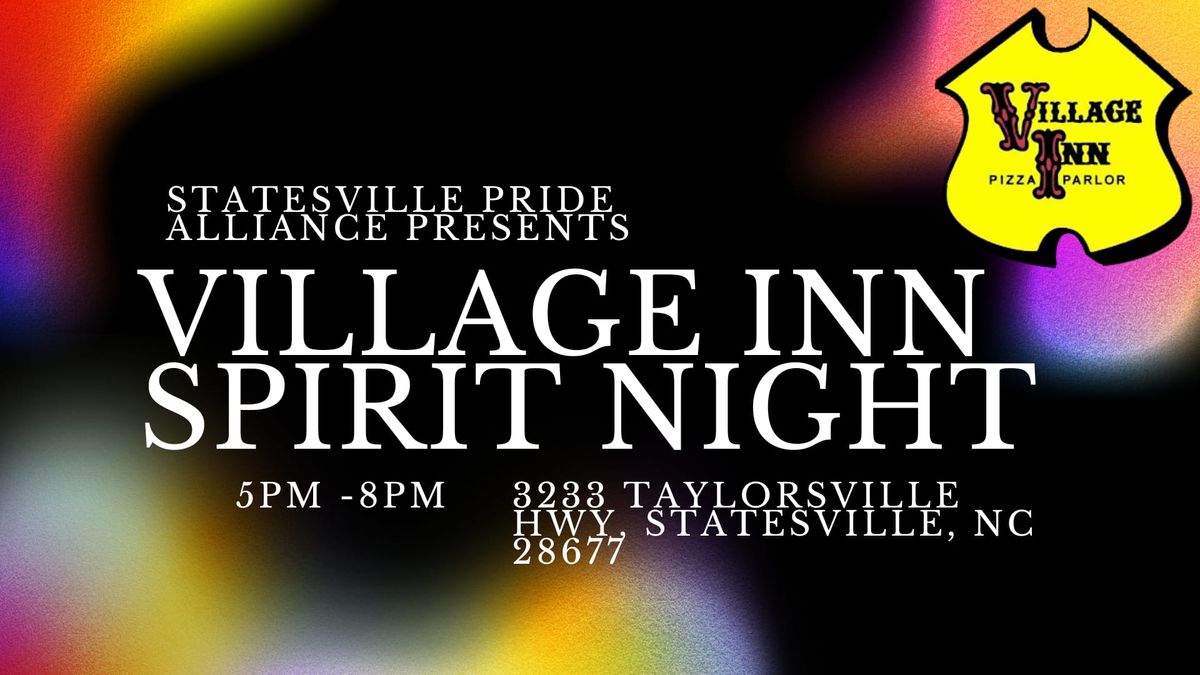 Spirit Night with Village Inn