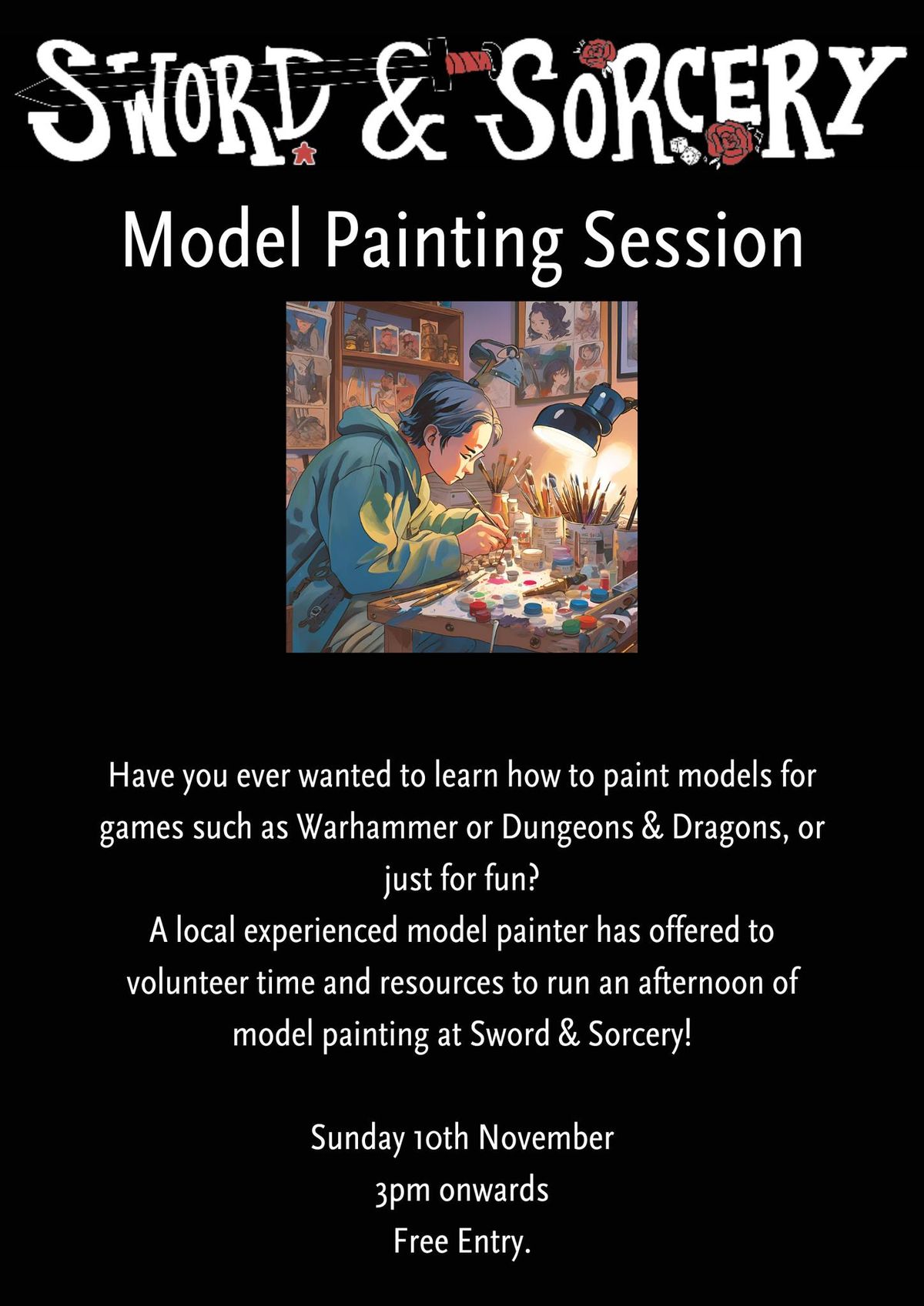 Learn to paint models with Sword & Sorcery