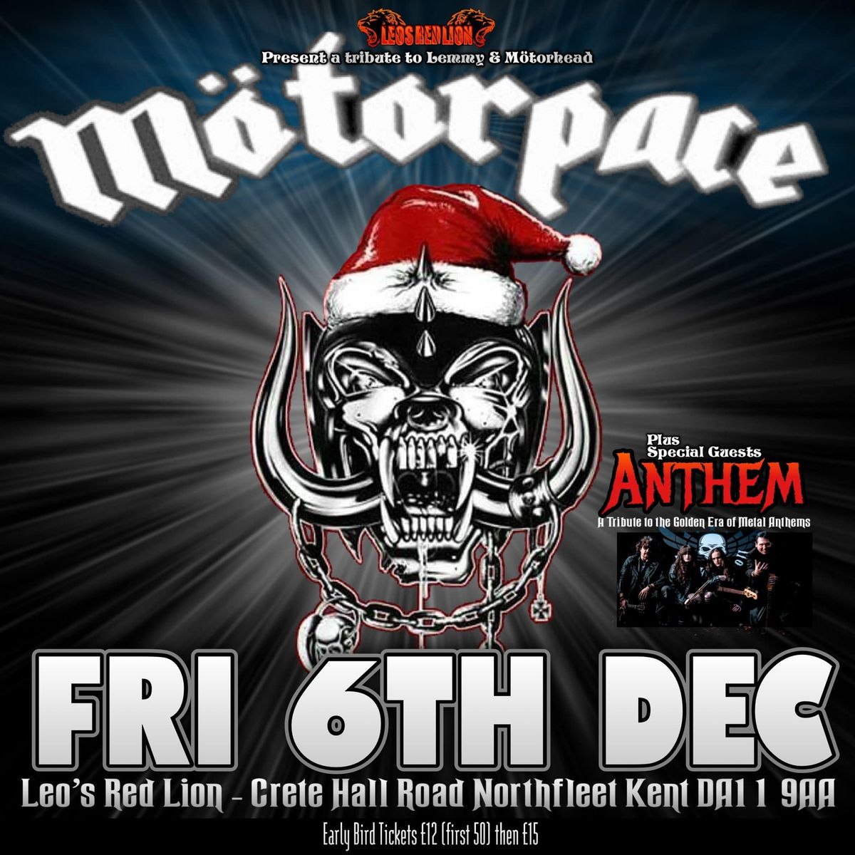 MotorPace - Tribute to Lemmy & Motorhead + Anthem