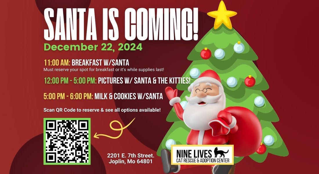 Breakfast, Pictures & Cookies With Santa