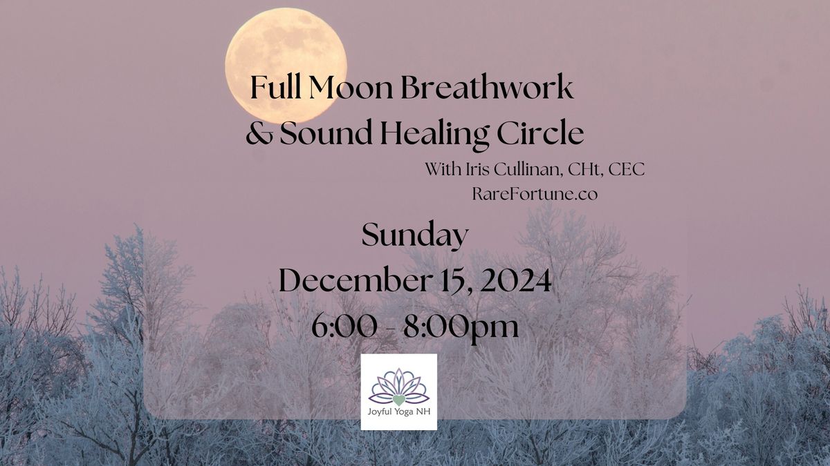 Full Moon Breathwork & Sound Healing Circle