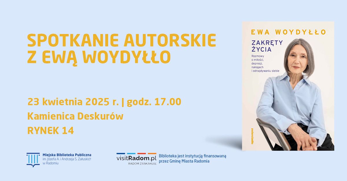 Spotkanie autorskie z Ew\u0105 Woydy\u0142\u0142o 