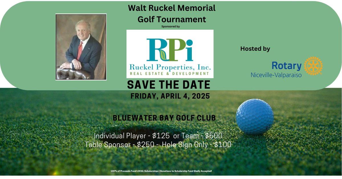 Walt Ruckel Memorial Golf Tournament 