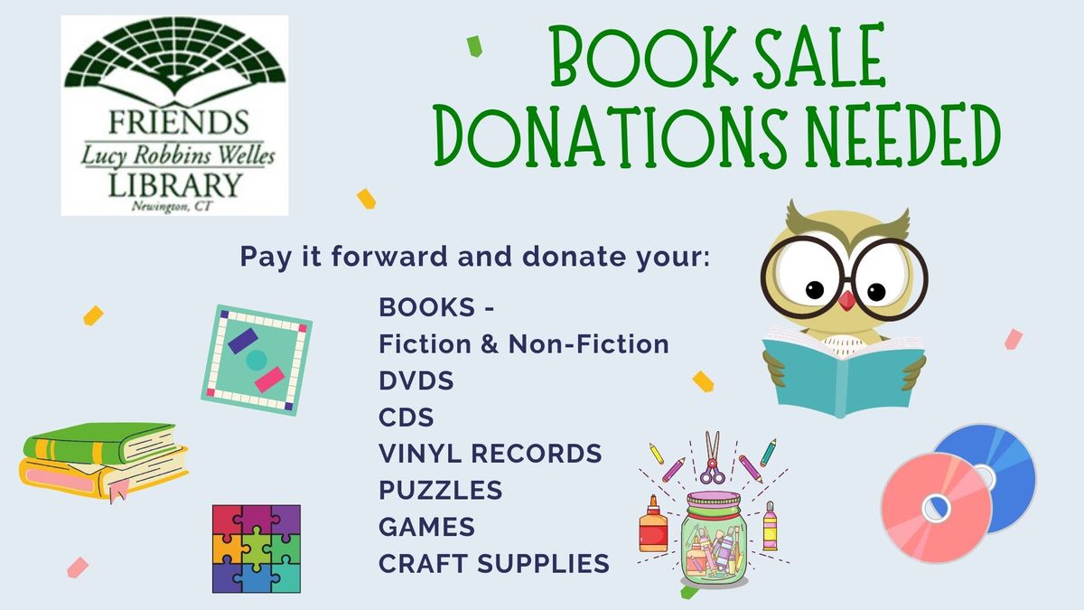 Book Sale Book Drive!