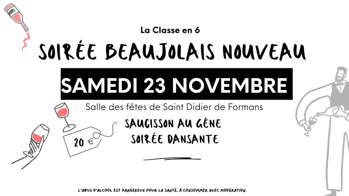 Soir\u00e9e Beaujolais Nouveau 