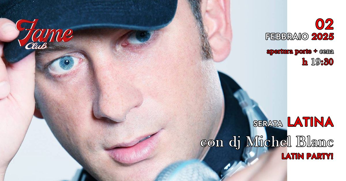 Serata Latinoamericana con dj Michel Blanc