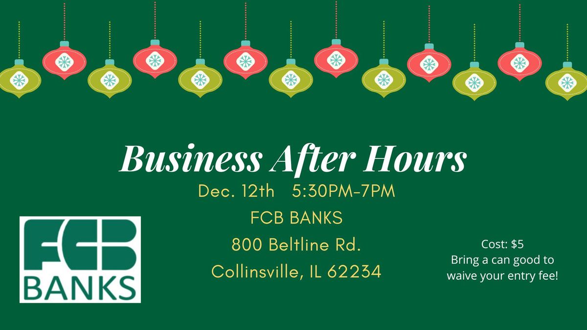 FCB Banks December Business After Hours