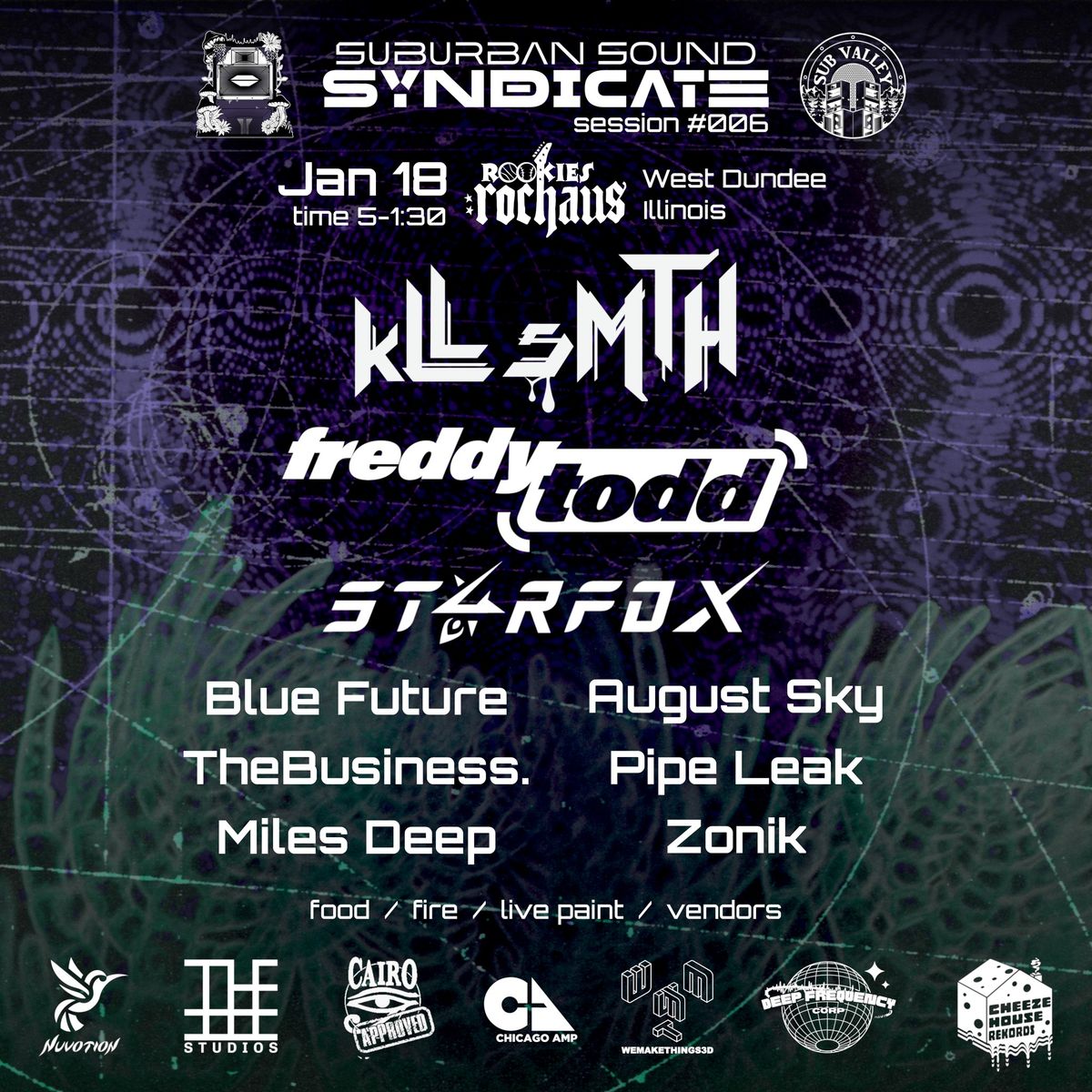 Suburban Sound Syndicate Session 006: kLL sMTH, Freddy Todd, Starfox + More!