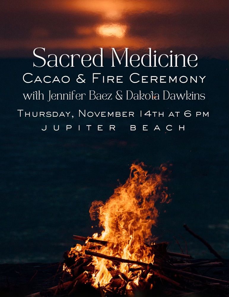 Sacred Medicine: Cacao & Fire Ceremony On The Beach