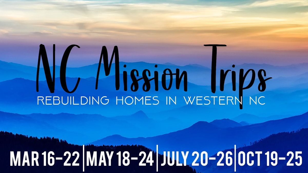 NC Mission Trip - March 2025