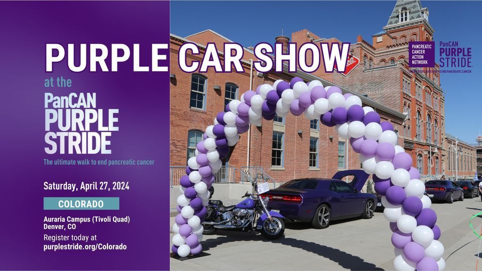Purple Car Show at PanCAN PurpleStride for Pancreatic Cancer