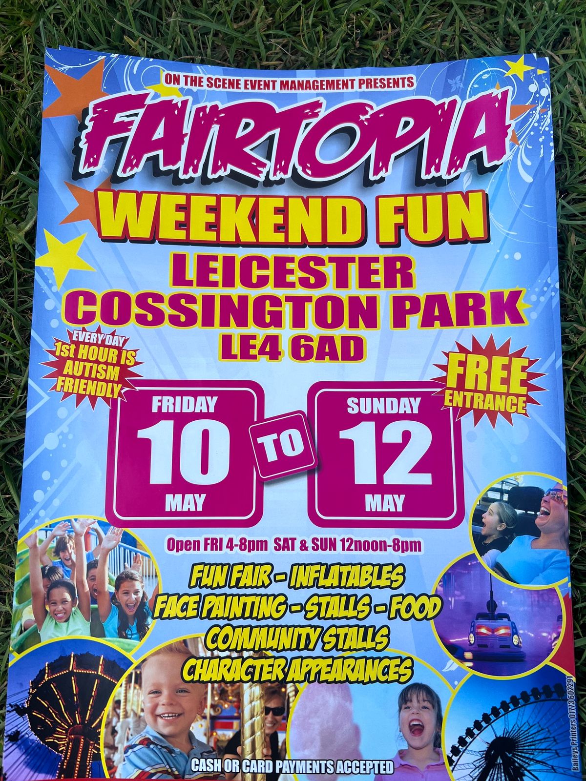 Cossington Park Fairtopia Family Weekend 
