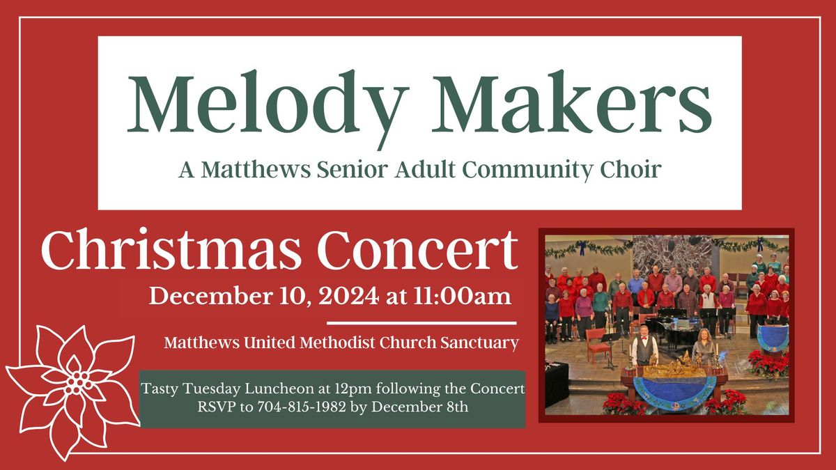 Melody Makers Community Choir Christmas Concert