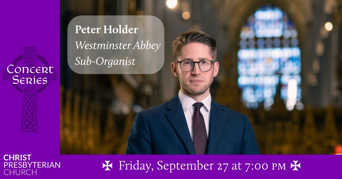 Concert: Peter Holder, organist