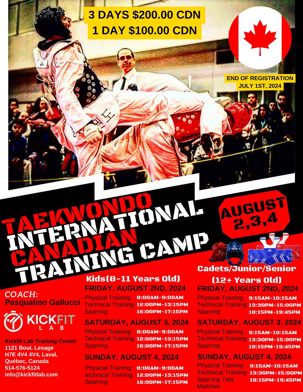 Taekwondo International Canadian Training Camp
