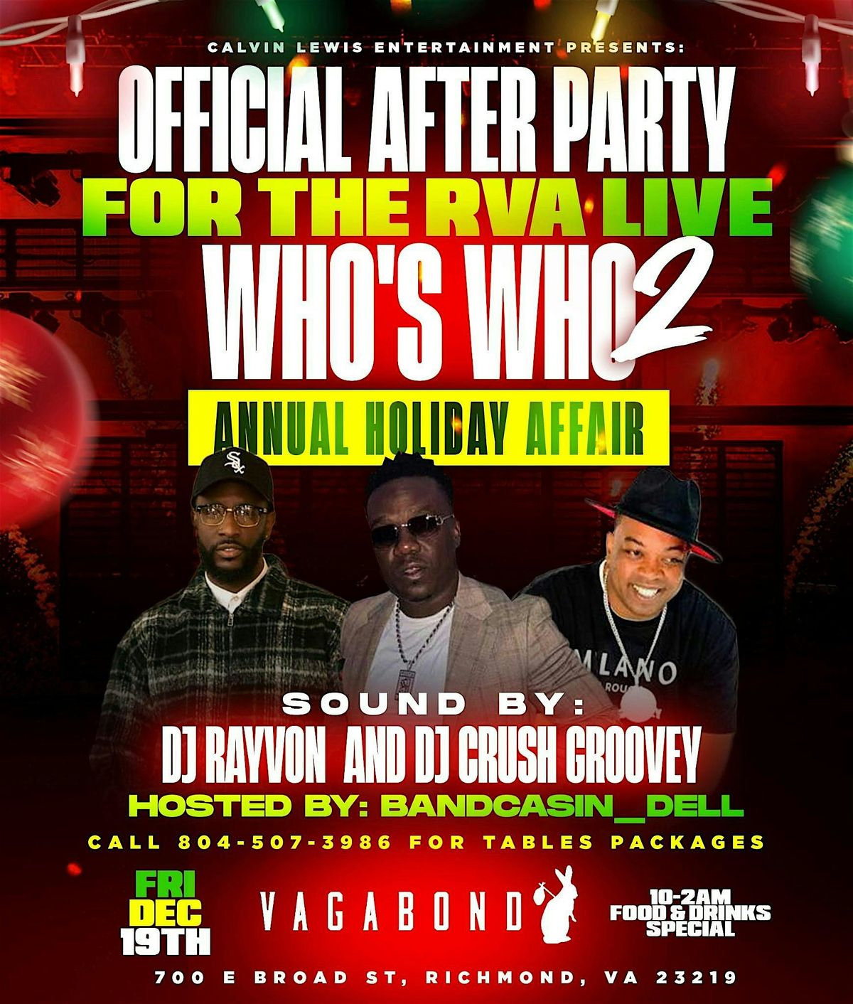 Official After Party For The 2nd Annual RVA LIVE Who\u2019s Who Holiday Affair