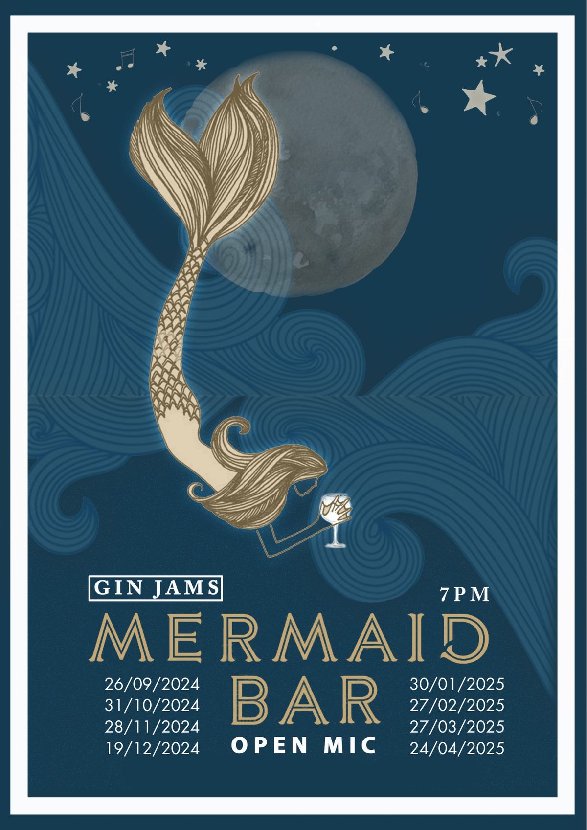 Gin Jams: Open Mic at The Mermaid Bar 