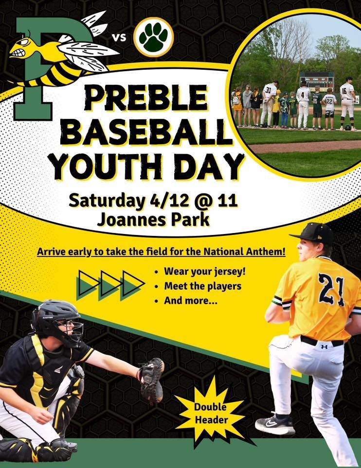 Preble Baseball Youth Day!