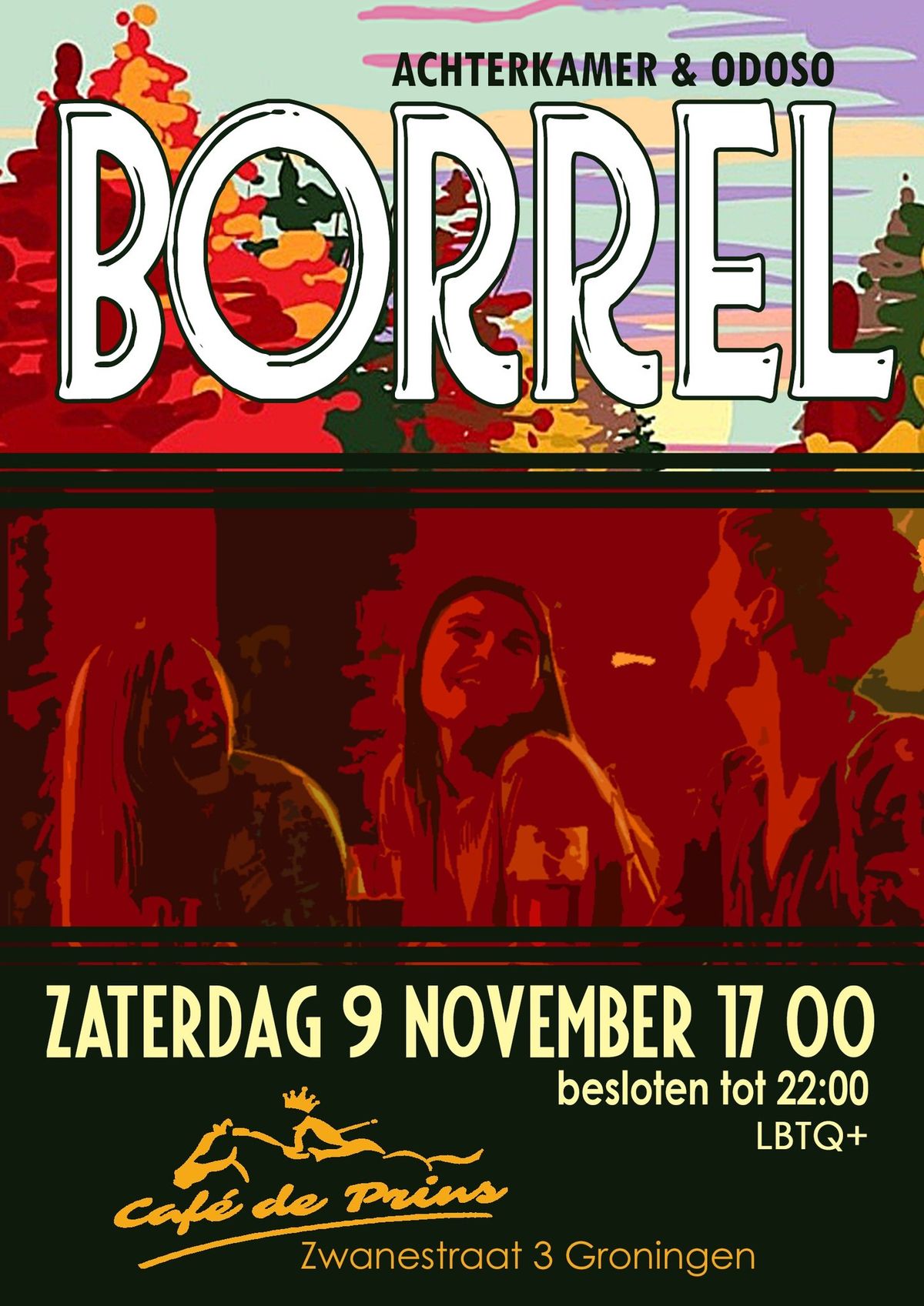 Achterkamer & Odoso: Borrel