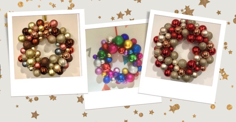 Parent & Child - Bauble Wreath Making Workshop 