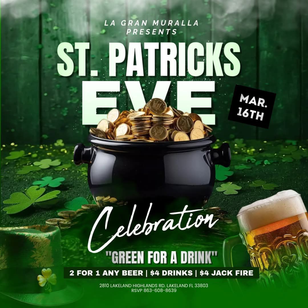 St Patrick\u2019s Eve Party