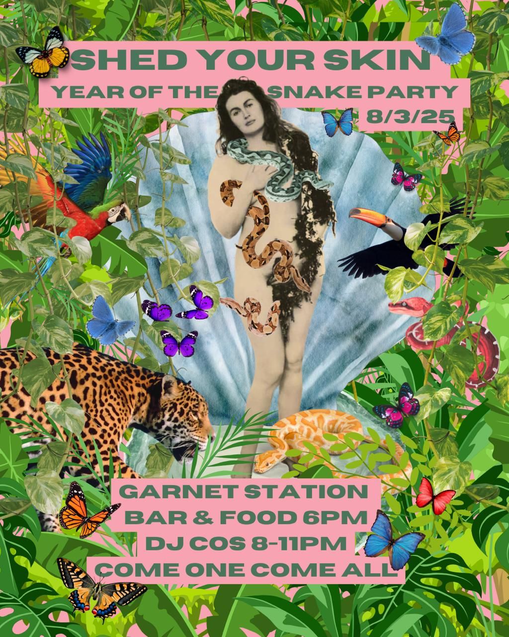 Shed Your Skin Party for Year of the Snake