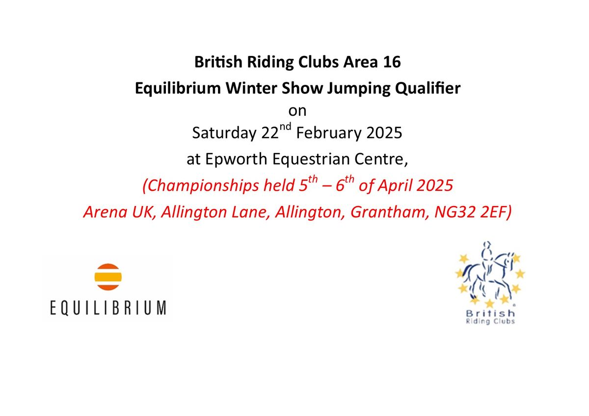 BRC Winter Show Jumping Qualifier 22.2.2025