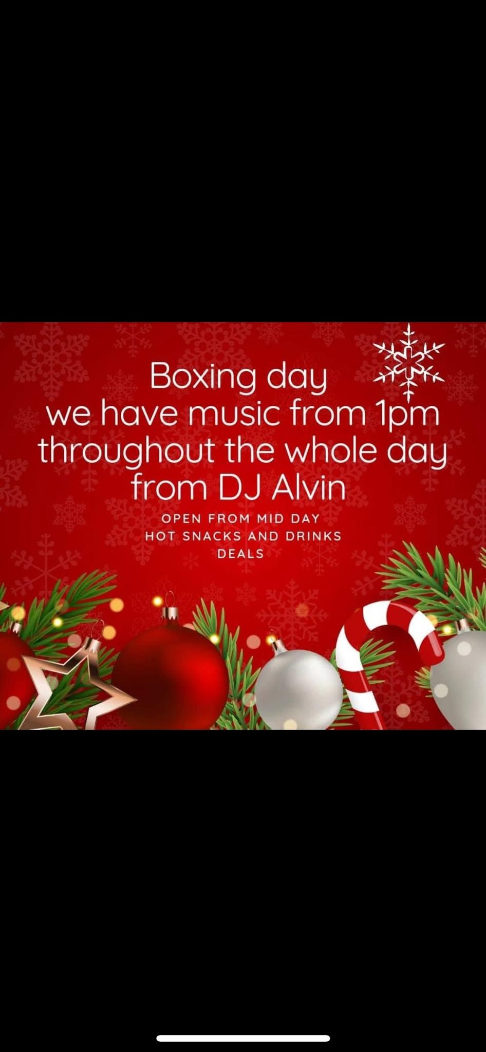 Boxing Day Social with DJ Alvin 