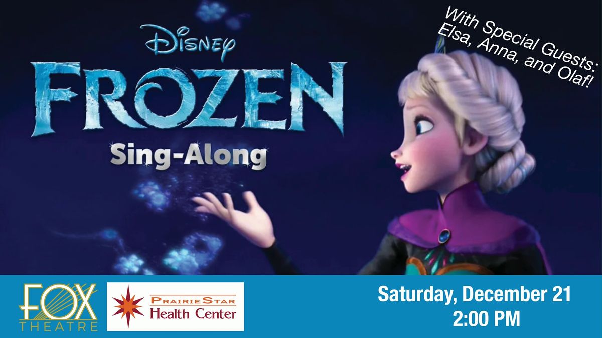 Christmas Film Series: Frozen - Sing Along!