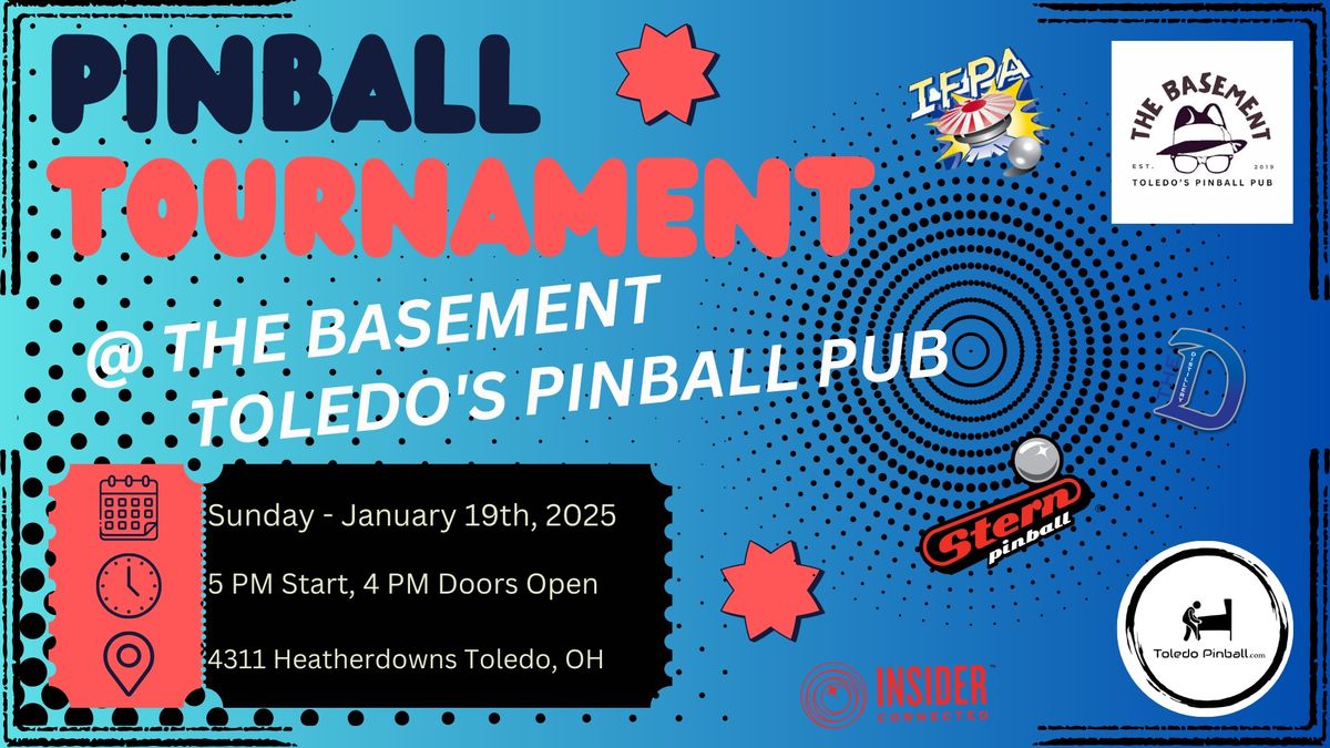 Toledo Pinball : The Basement - PINBALL Tournament : STERN ARMY