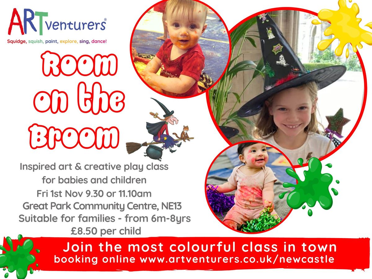 Room on the Broom themed ARTventurers Family class