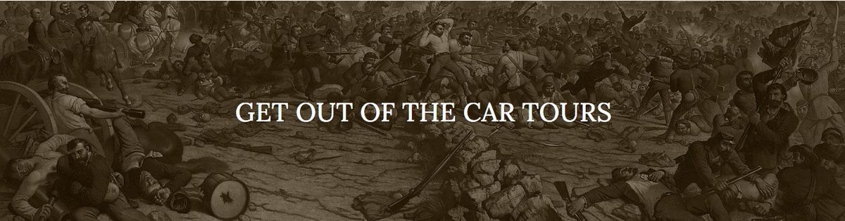 GET OUT OF THE CAR TOUR - Abner Doubleday on July 1, 1863
