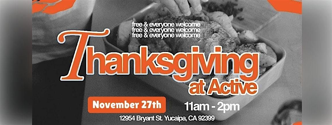Thanksgiving at Active 2025