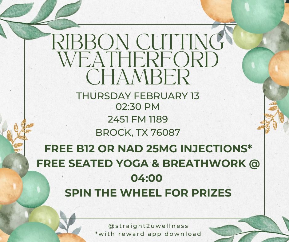 Ribbon Cutting Weatherford Chamber of Commerce 