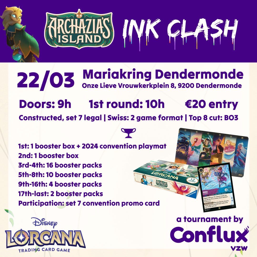 Archazia\u2019s Island Ink Clash - A Conflux tournament