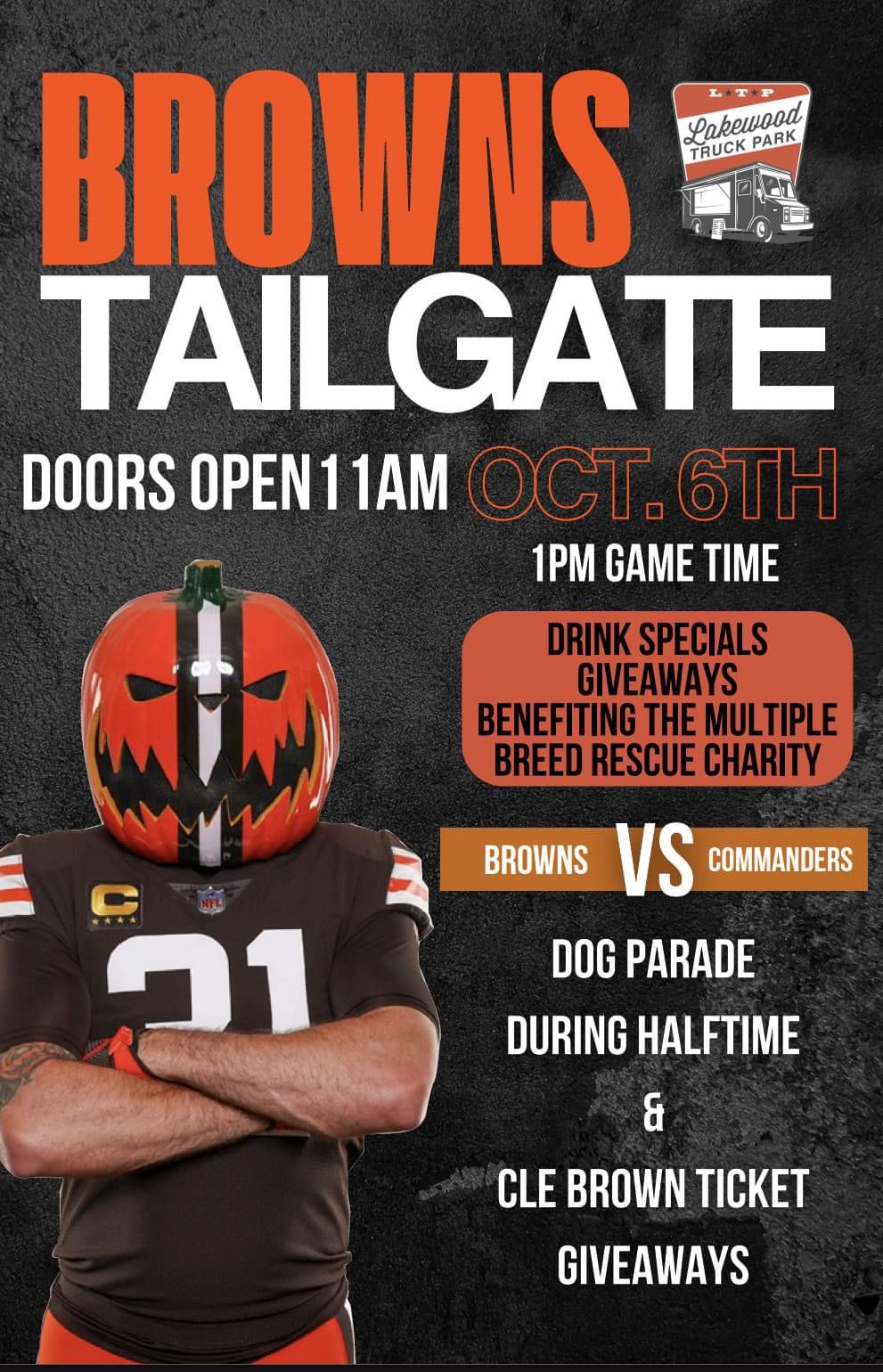 Browns Tailgate at Lakewood Truck Park