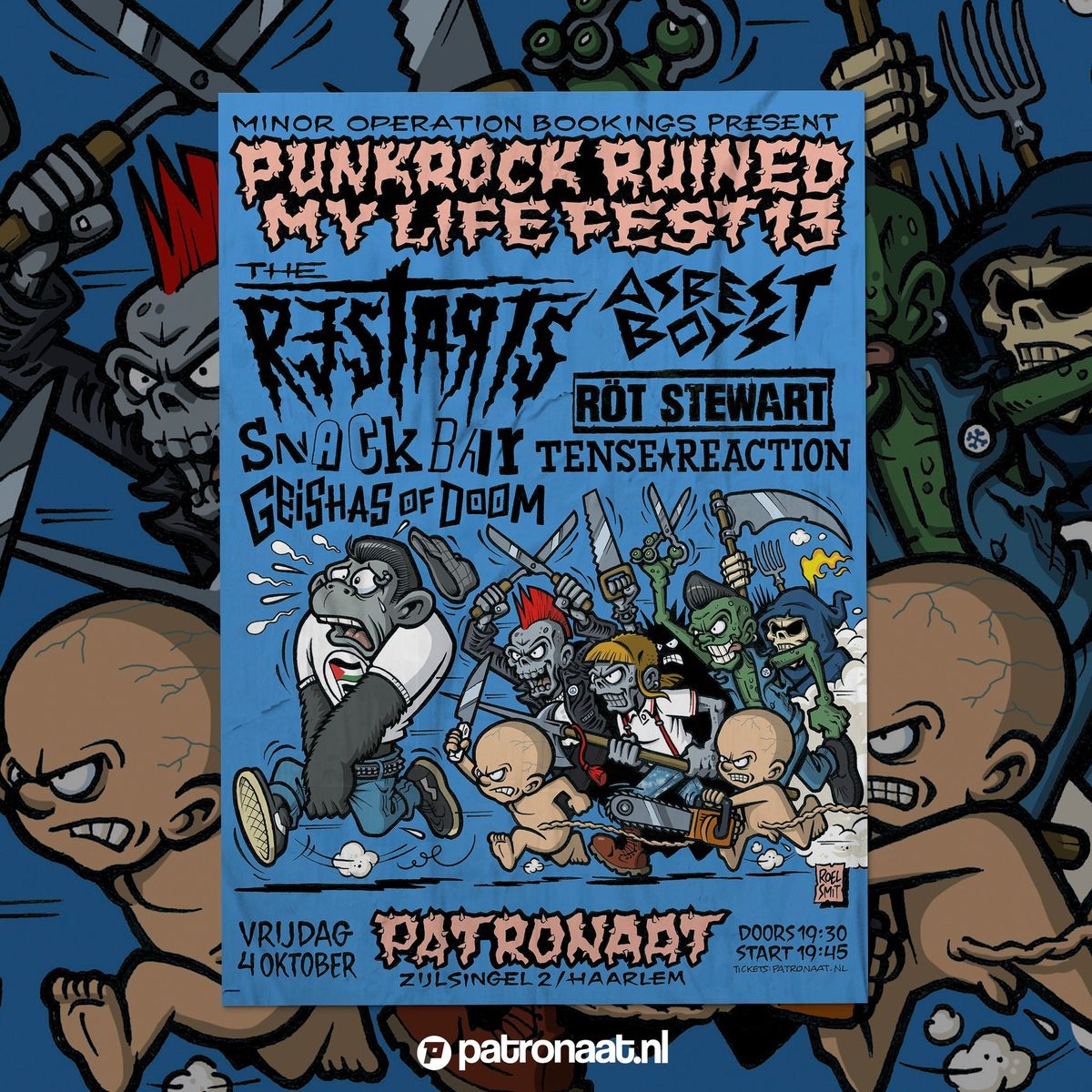 PUNKROCK RUINED MY LIFE-FEST #13 | Patronaat Haarlem