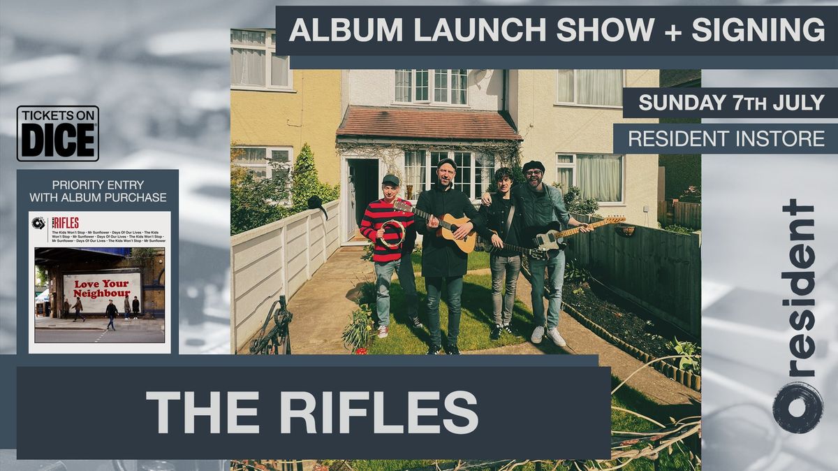 The Rifles: Live + Signing