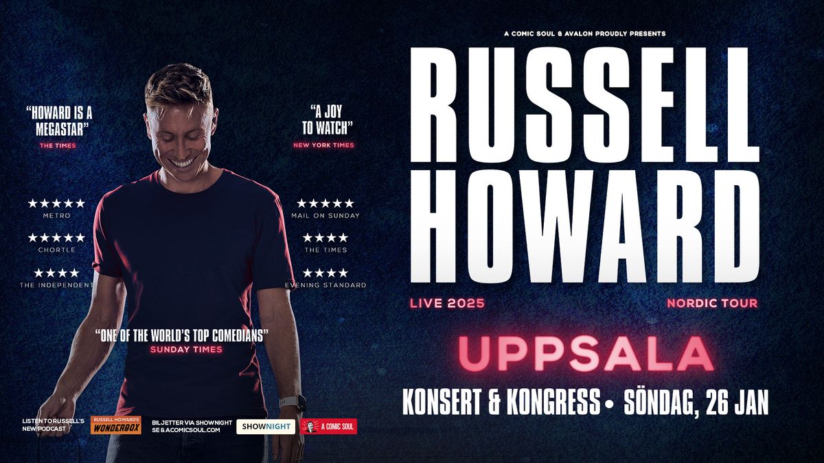 Russell Howard live in Uppsala