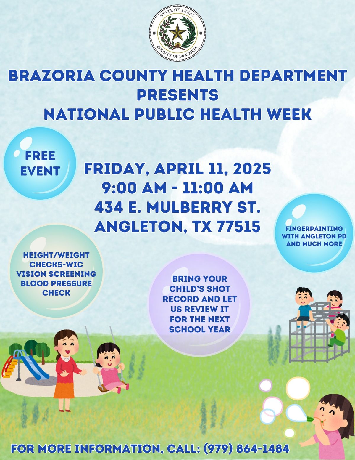 Brazoria County Health Department Spring Health Fair 