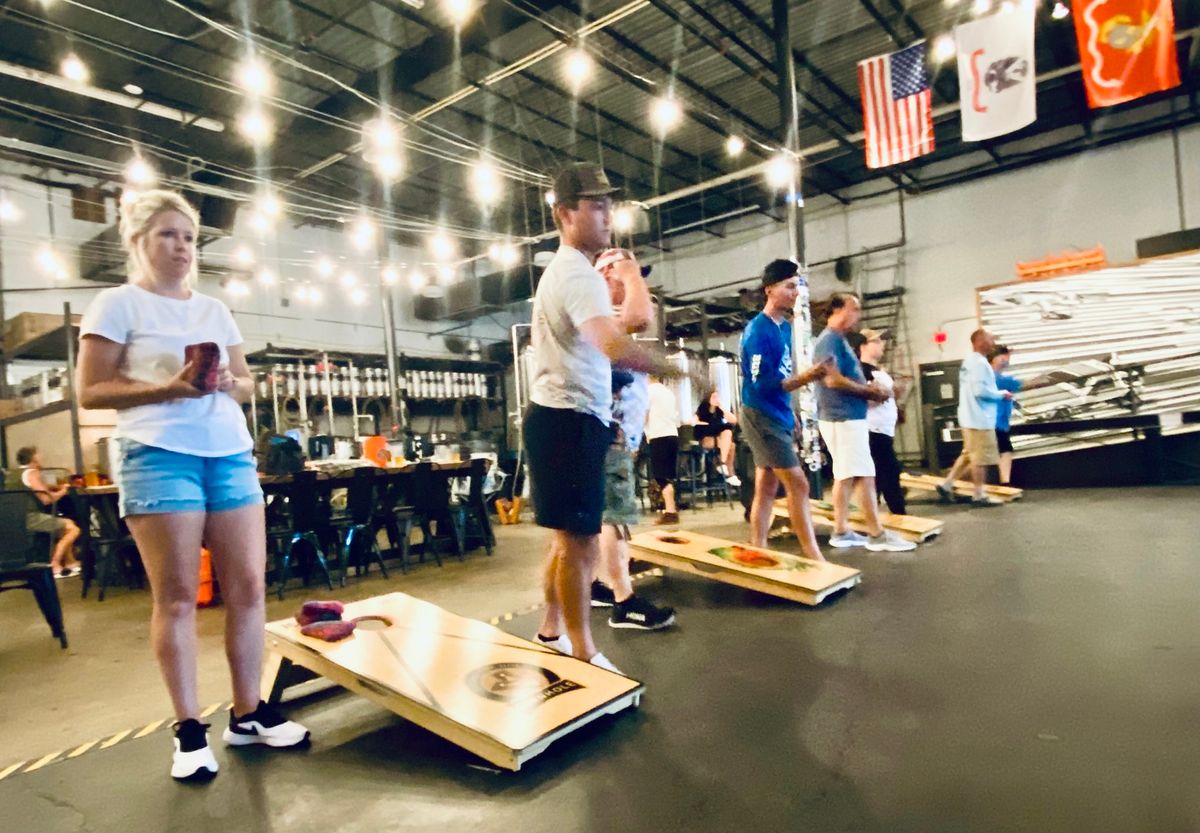 Tuesday night Cornhole at Millennial Brewing in Fort Myers 