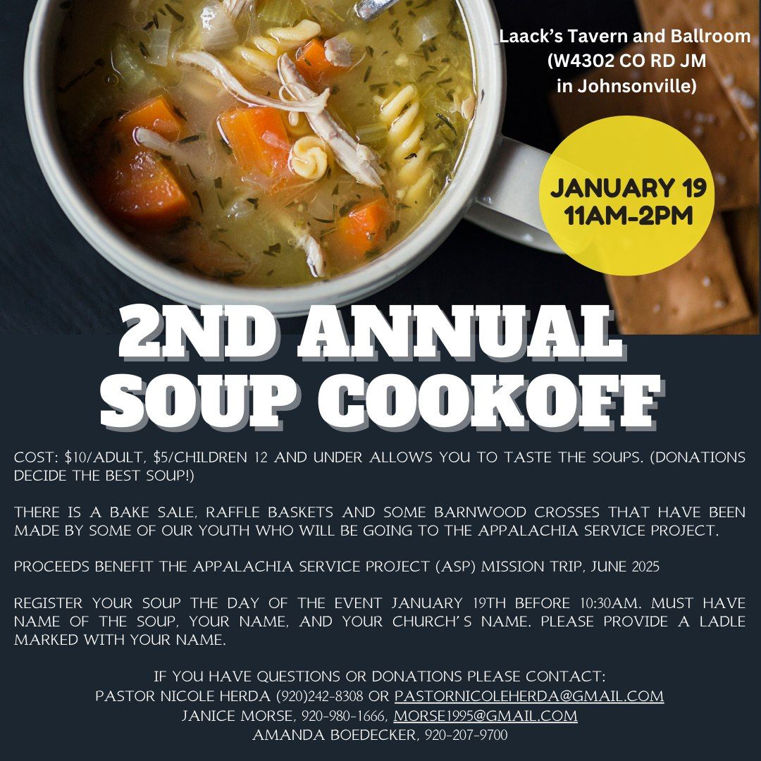 2nd Annual Soup Cookoff!