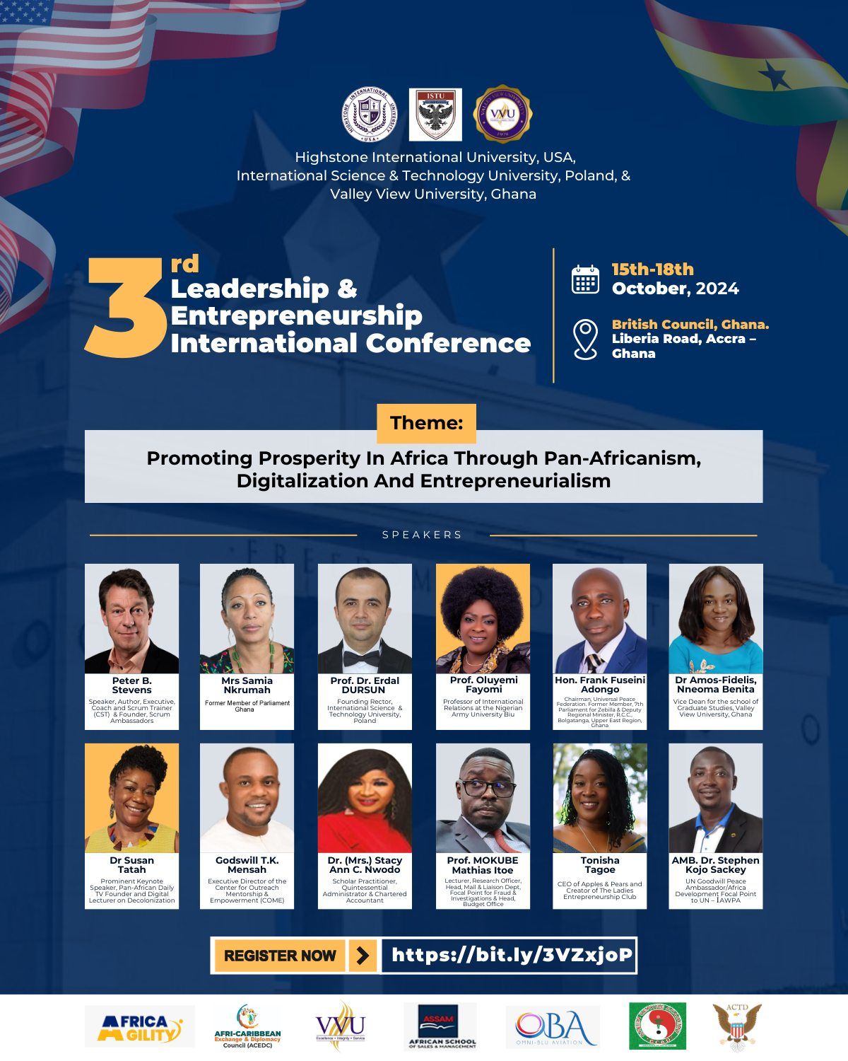 3rd Leadership and Entrepreneurship International Conference (PAN AFRICANISM) 2024