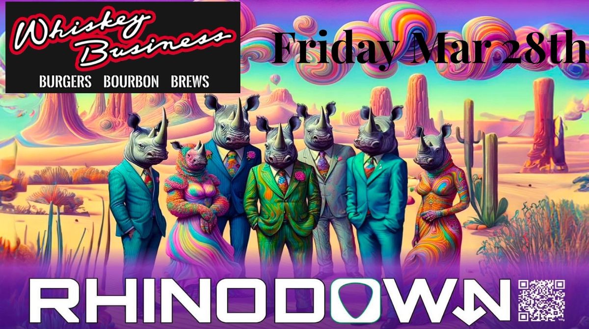 Rhino Down debuts at Whiskey Business Lawrence!!