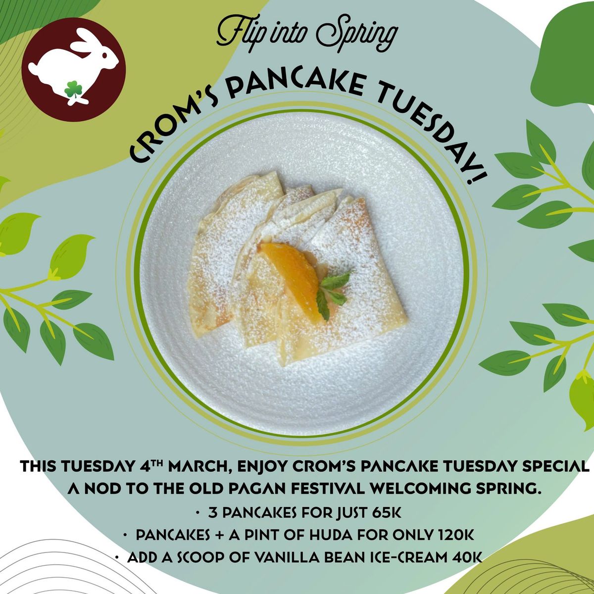 Crom's Pancake Tuesday