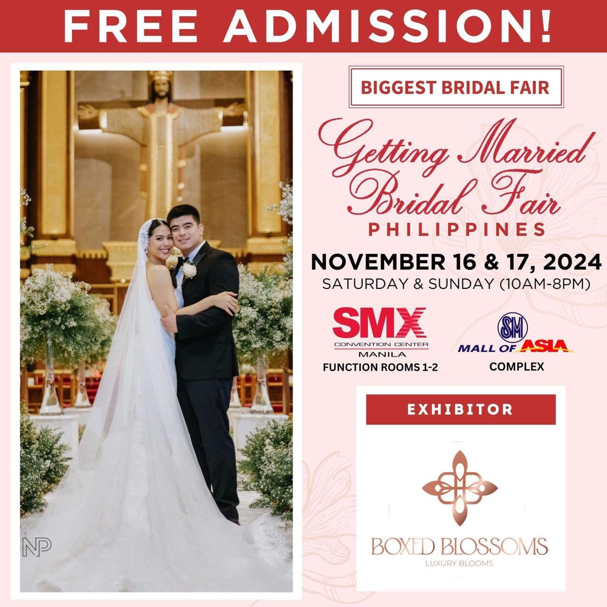 Boxed Blossoms Events at the Biggest Bridal Fair in the Philippines