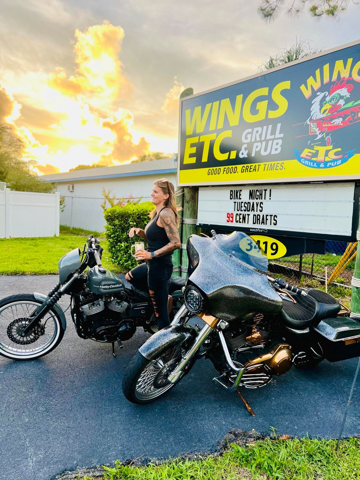 Wings Etc Bike Night