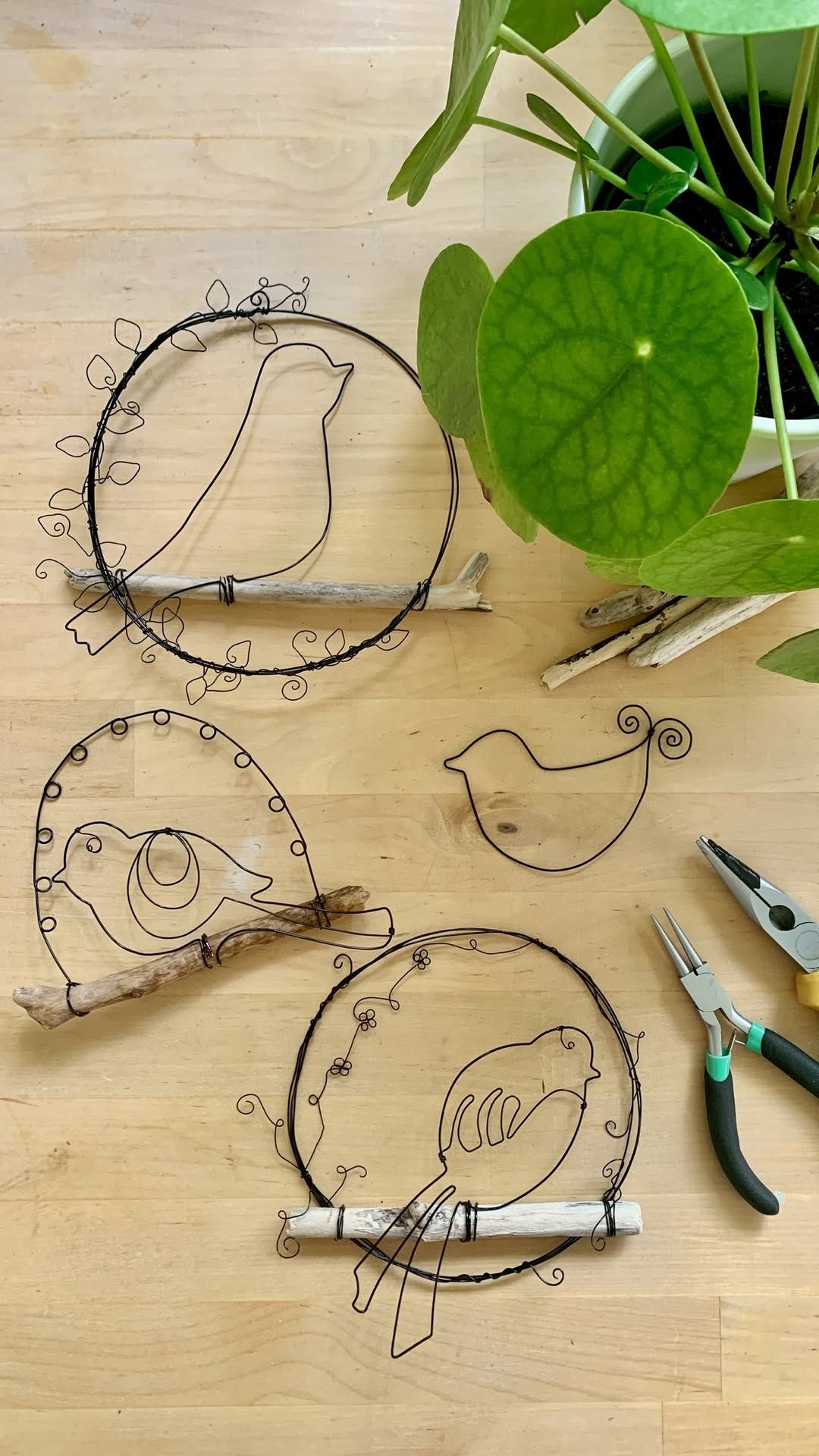 Wire Bird Wall hanging Workshop