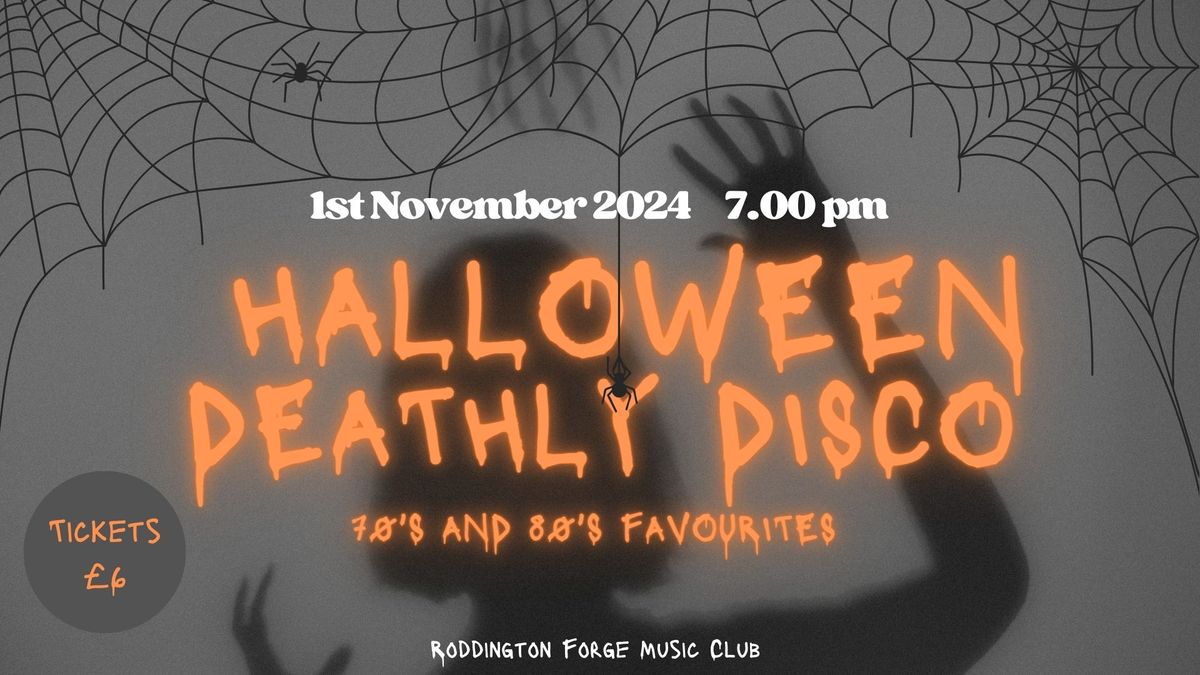 Halloween Deathly Disco - 70's and 80's favourite's