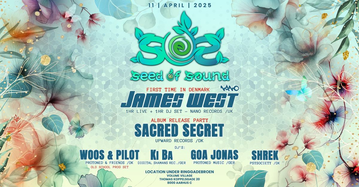 S.O.S Aarhus l James West, Sacred Secret, Goa Jonas, Shrek, Ki Ba, Woos & Pilot